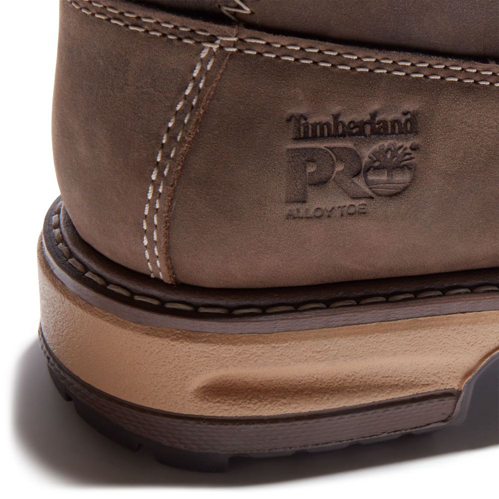 Botas de Trabajo Feminino - Timberland Pro® Hightower 6” Alloy Toe - SPFHL9014 - Marrom